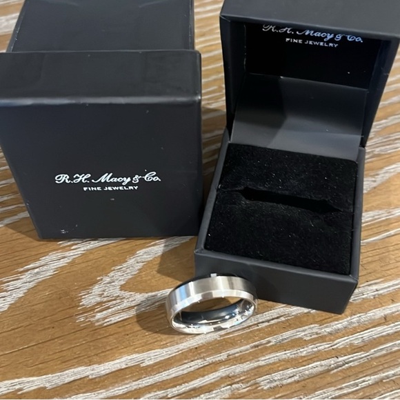 NWT Men's Size 12.5 TRITON Steel Wedding Band - Picture 2 of 9